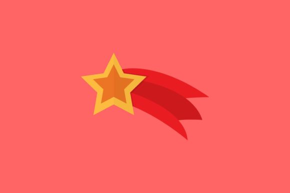 Christmas Falling Star Illustration Review for Crafters