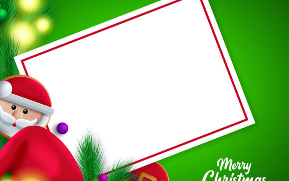 Christmas Greeting Vector Template for Creative Projects